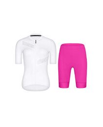 RIVANELLE maillot corto y pantalón corto - CRYSTELLE - ciclamen/blanco